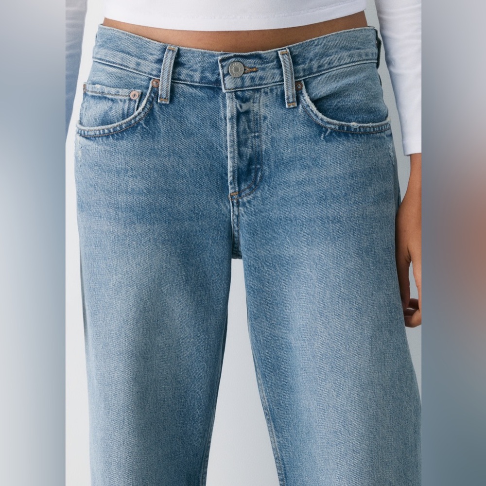 AGOLDE Low Rise Loose Jean NWT in Vault - Picture 3 of 6